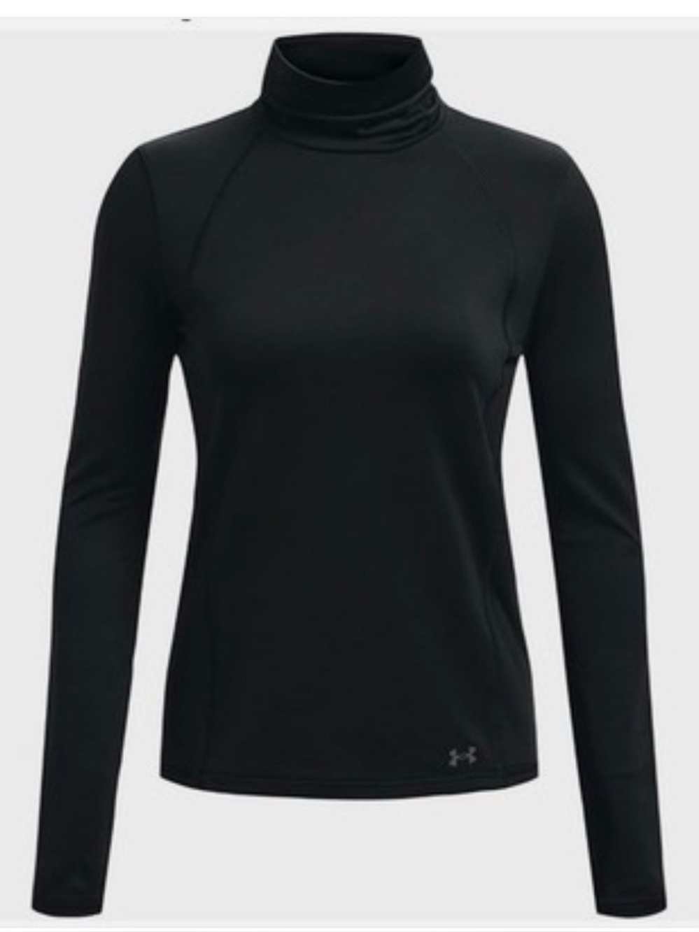UNDER ARMOUR Women's UA ColdGear Funnel Turtle Neck Fitted Long Sleeve Shirt NWT